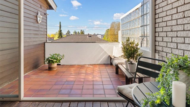 Usjenert veranda