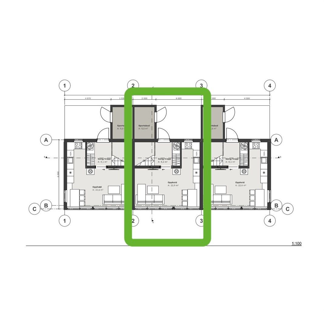 Plantegning - 1. etasje