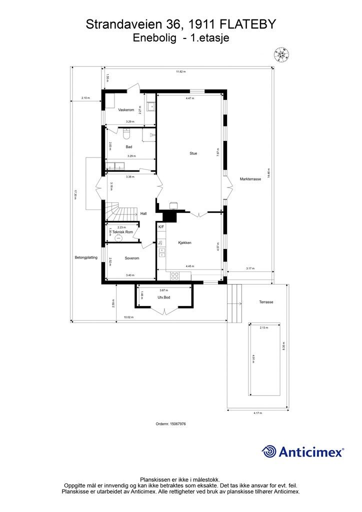 Plantegning 1.etasje.
