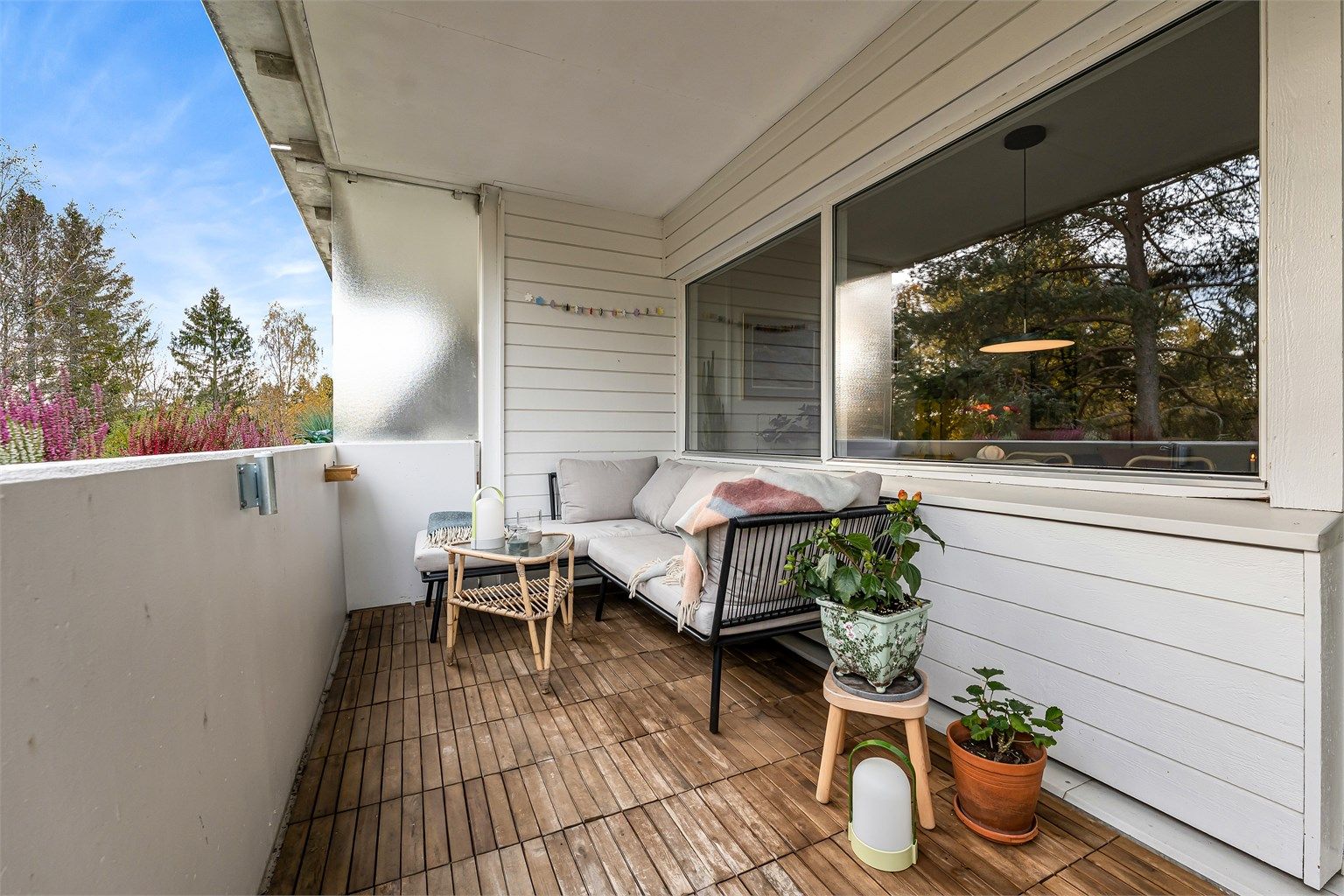 Her kan sommeren nytes - sol fra ca 0800-1900 sommerstid.