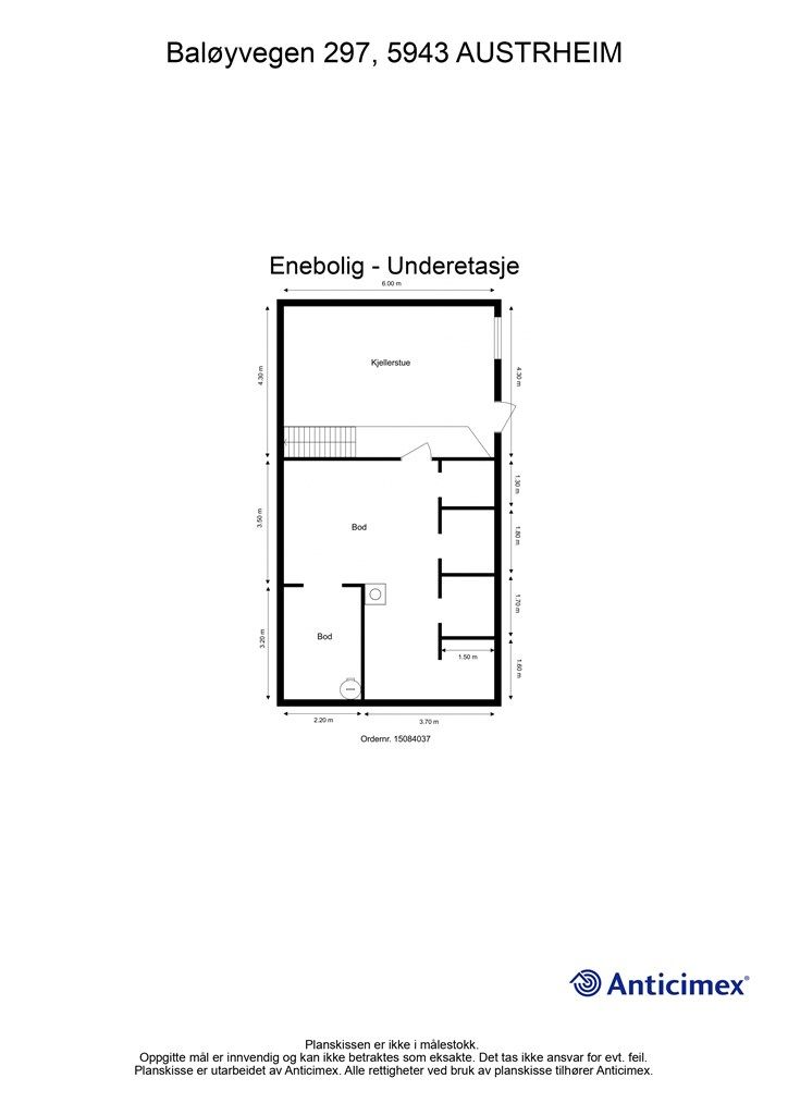 Plantegning - Underetasje