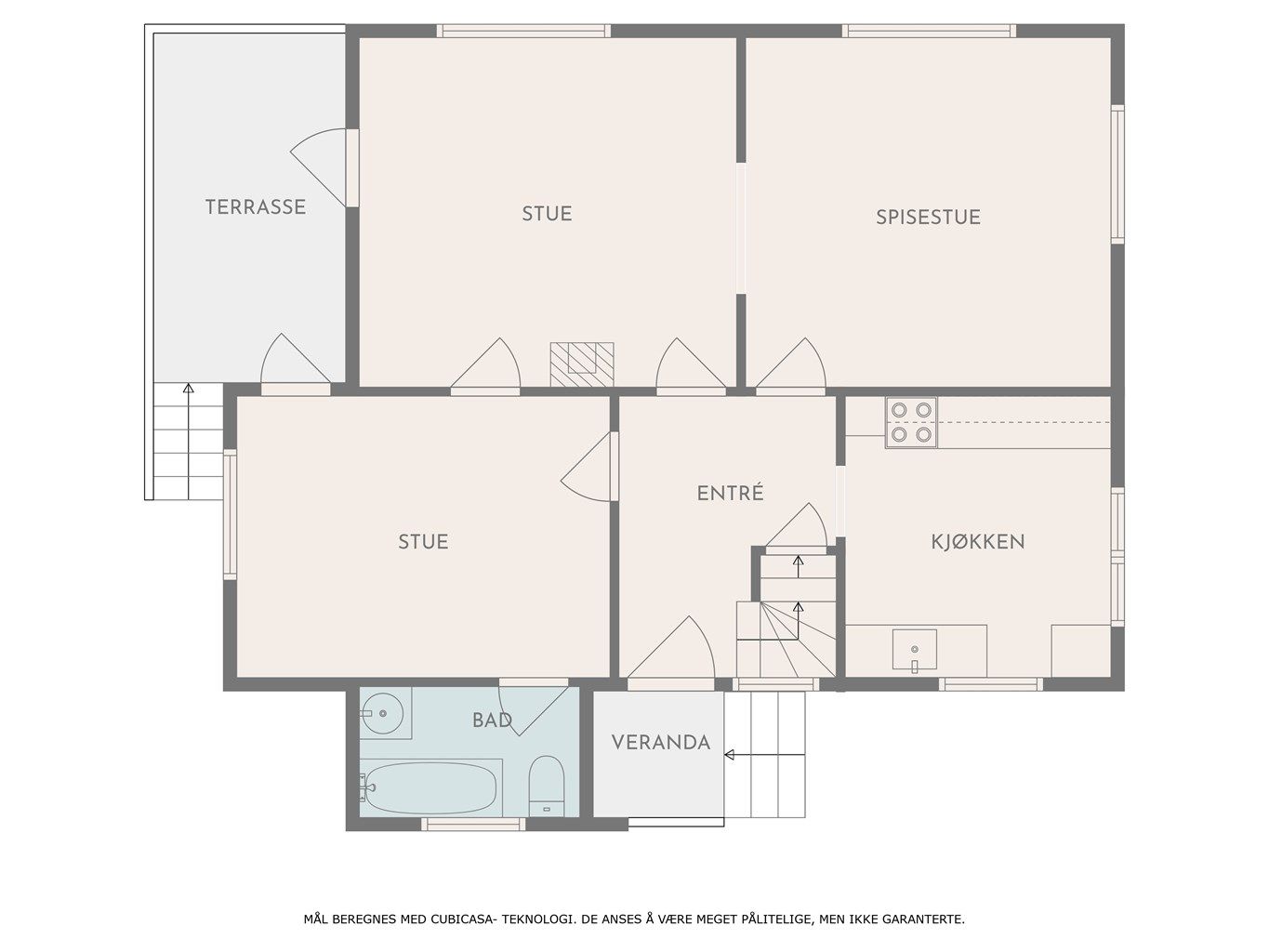 Plantegning 1 etasje 
