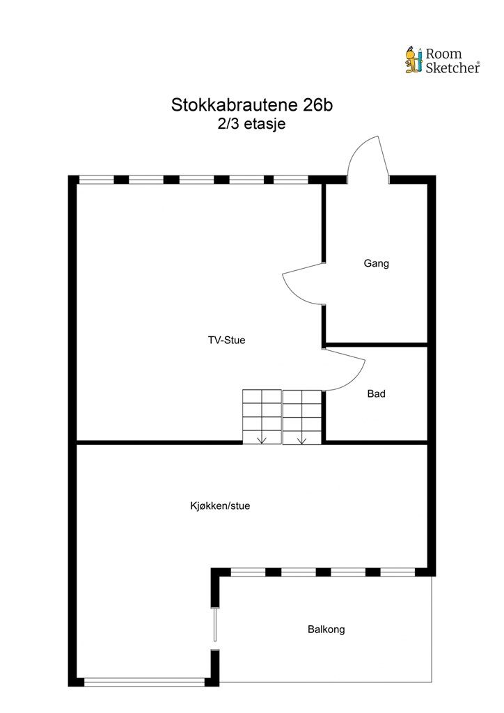 Plantegning 2. og 3. etg.