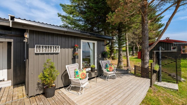 Annekset er innredet med tre ekstra soverom.