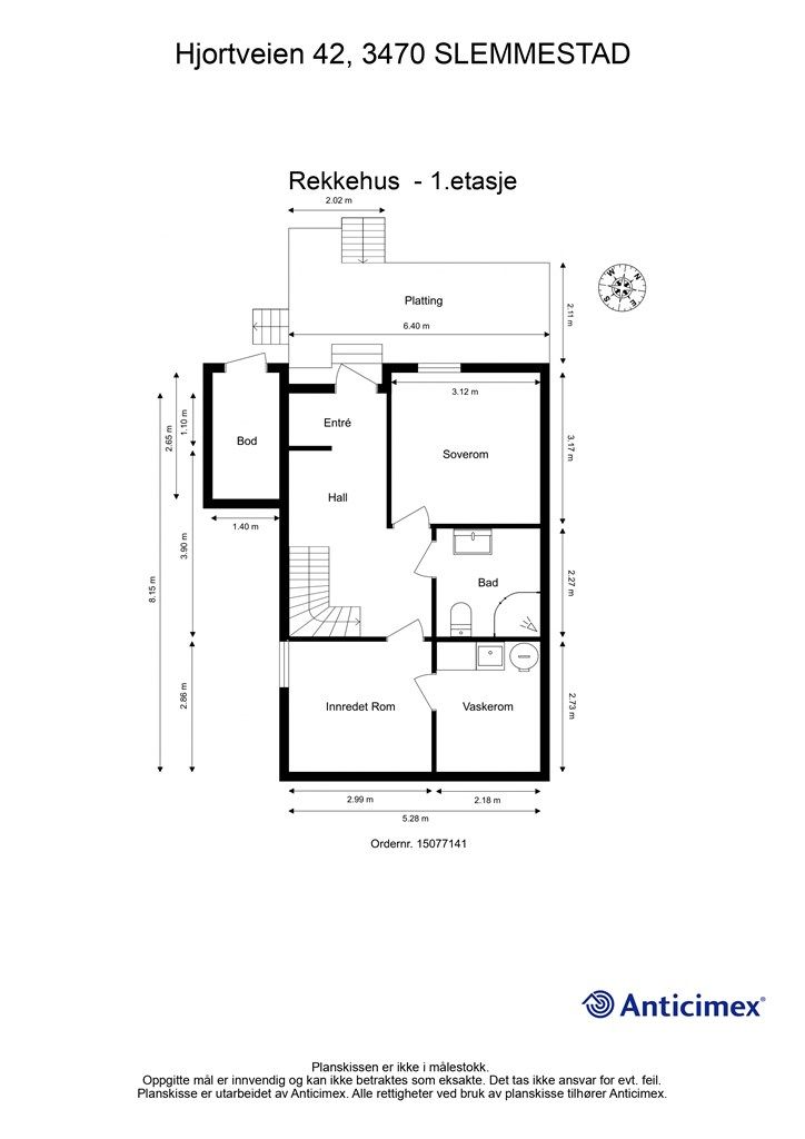 Plantegning - 1.etasje