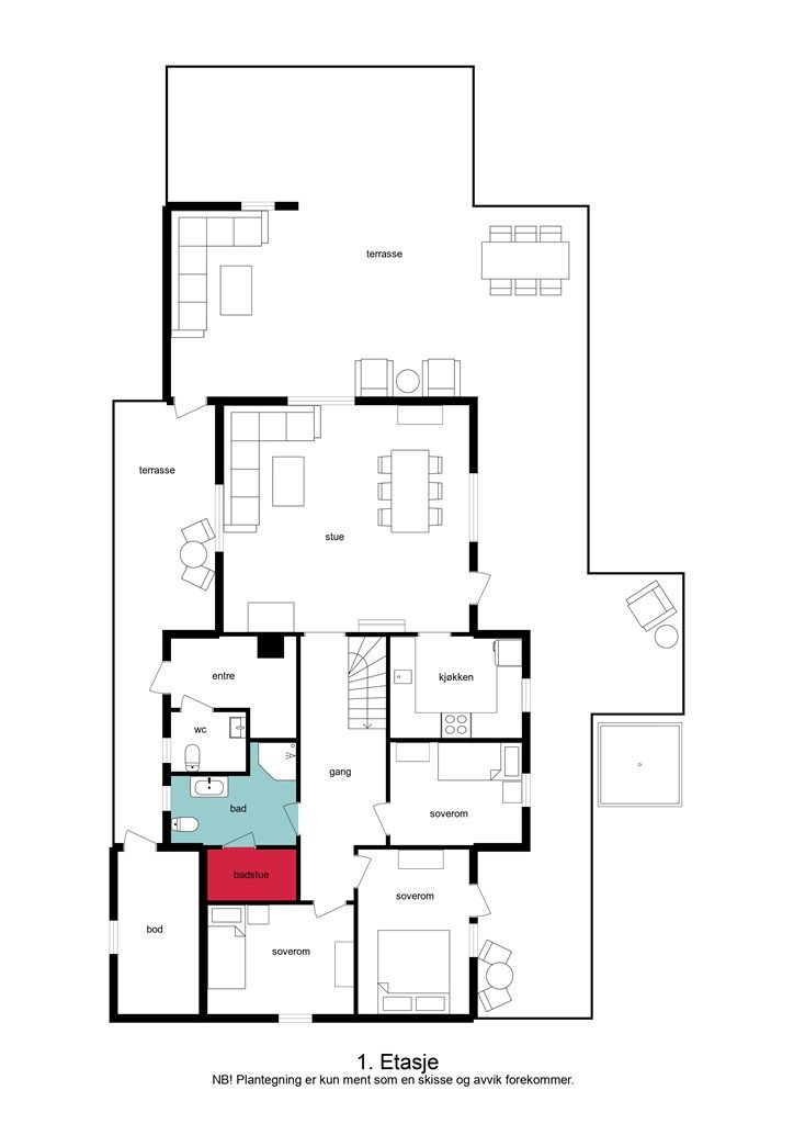 Plantegninger 1. etasje