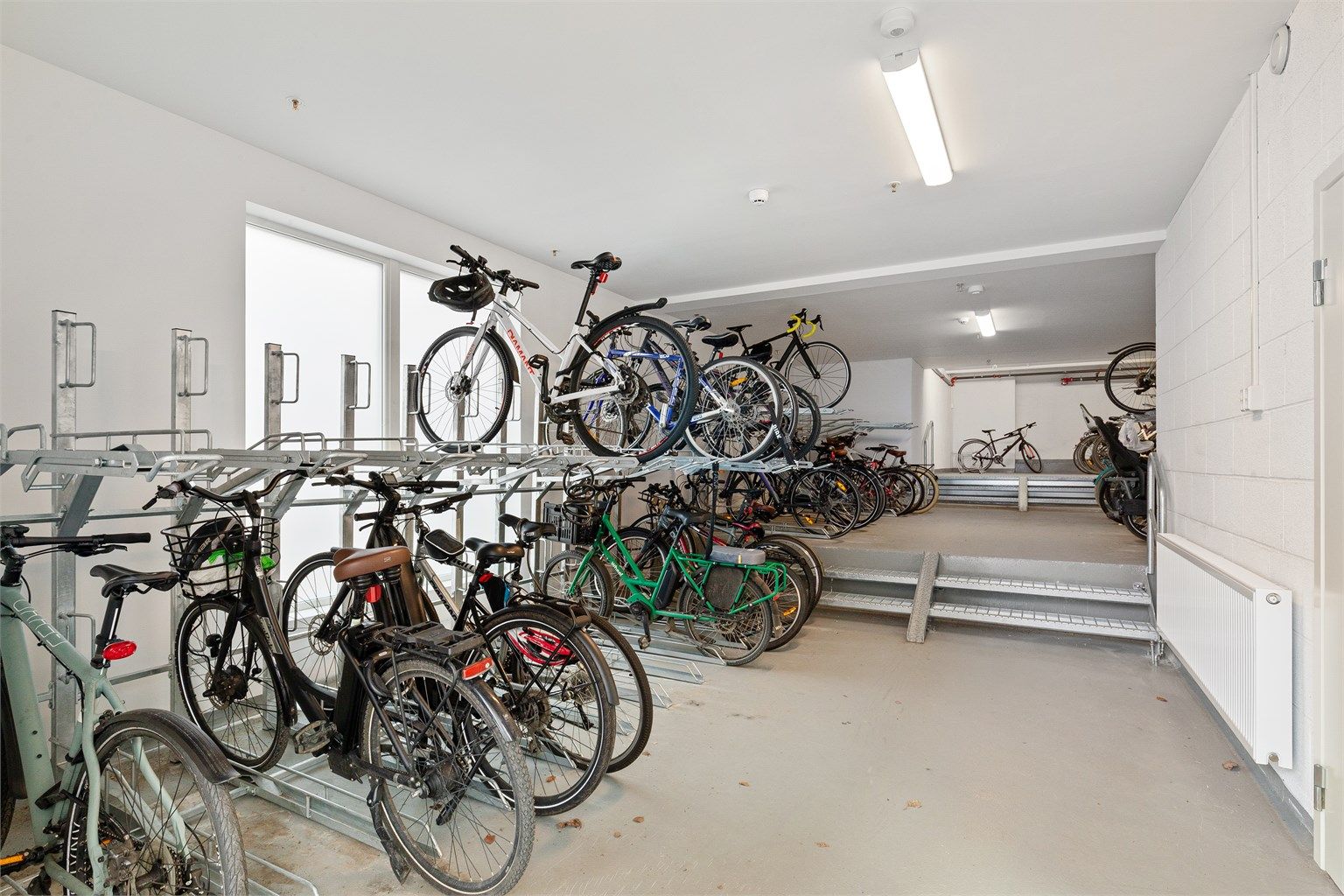 Felles sykkelparkering