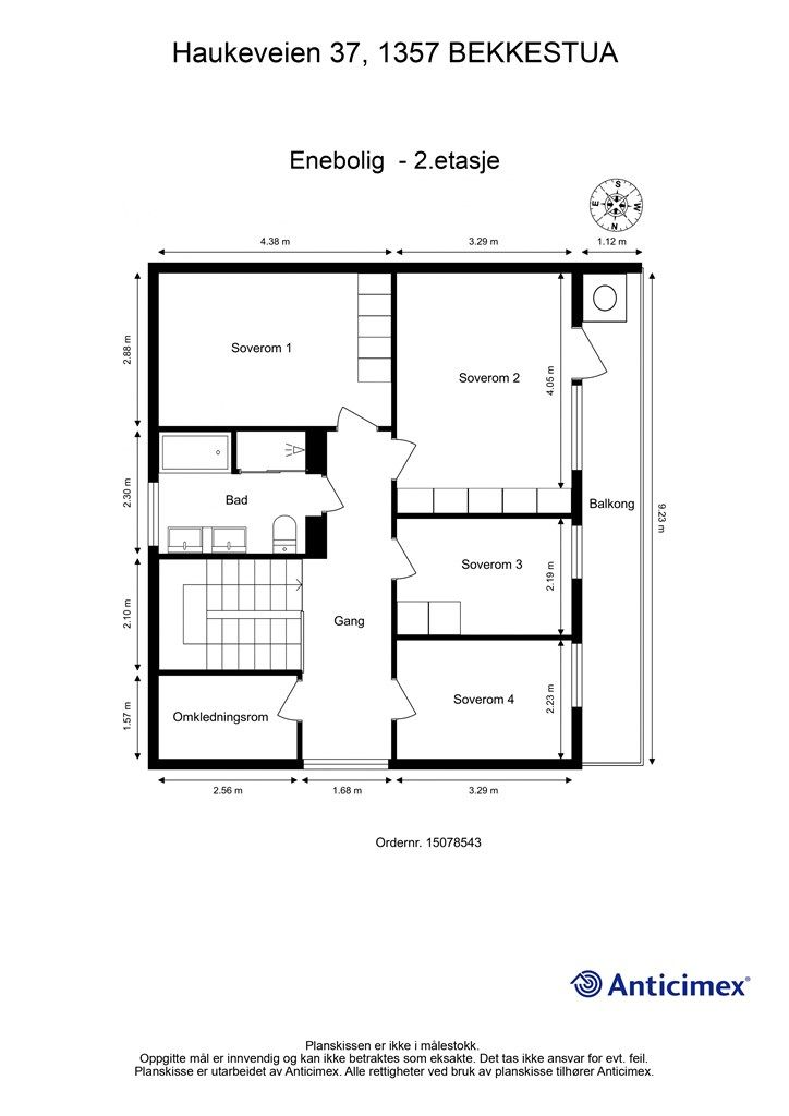 Plantegning 2.etasje