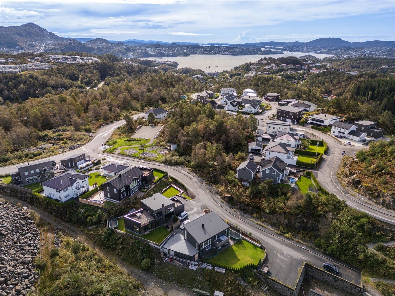 I dette nabolaget er rammene lagt for trivsel.