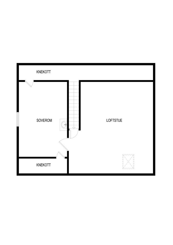 Plantegning loftetasje 