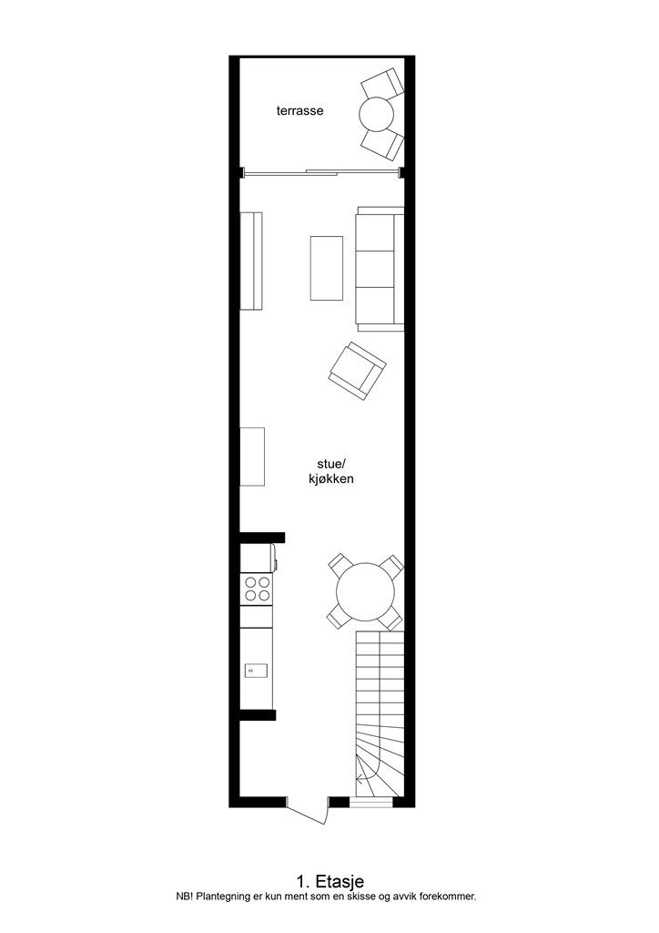 Plantegning 1. etasje