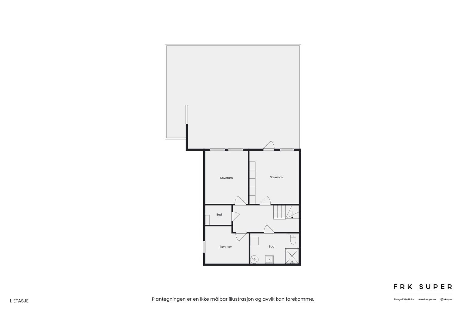 Planskisse underetasje.