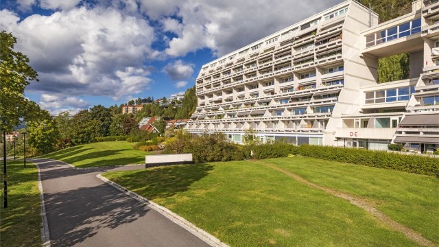 Sameiet har pene opparbeidede uteareal