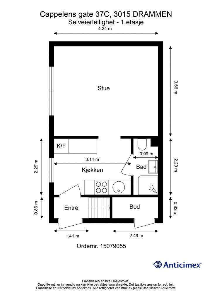 Plantegning - 1. etasje