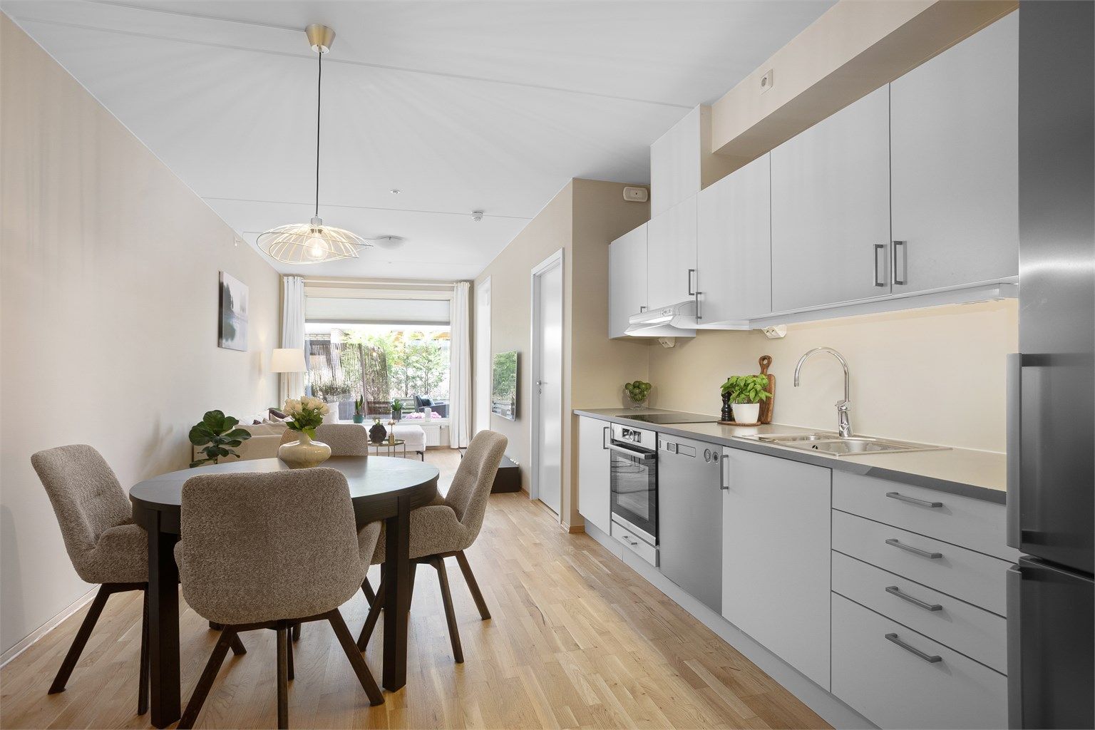 Stua ble malt i lyse fargetoner i år. 