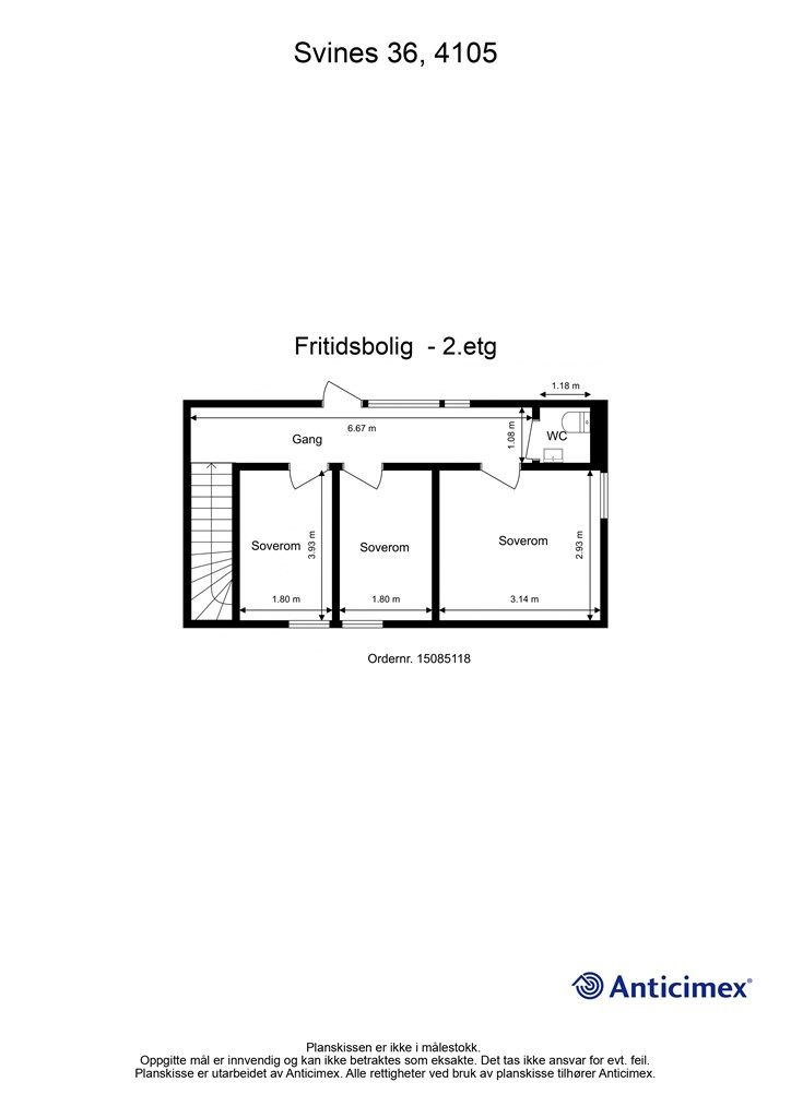Plantegning- 2.etg
