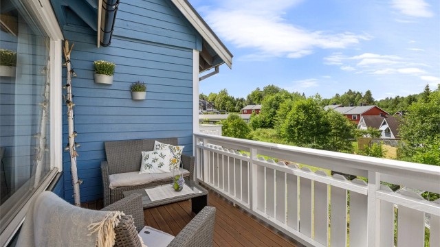 Terrasse utenfor stuen