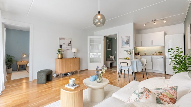 Boligen varmes opp med elektriske panelovner
