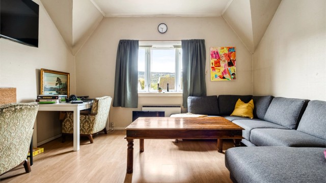 2-roms eierleilighet beliggende i et attraktivt og populært boligområde på Åssiden. Fotograf: Stine Prøitz Jørgensen.