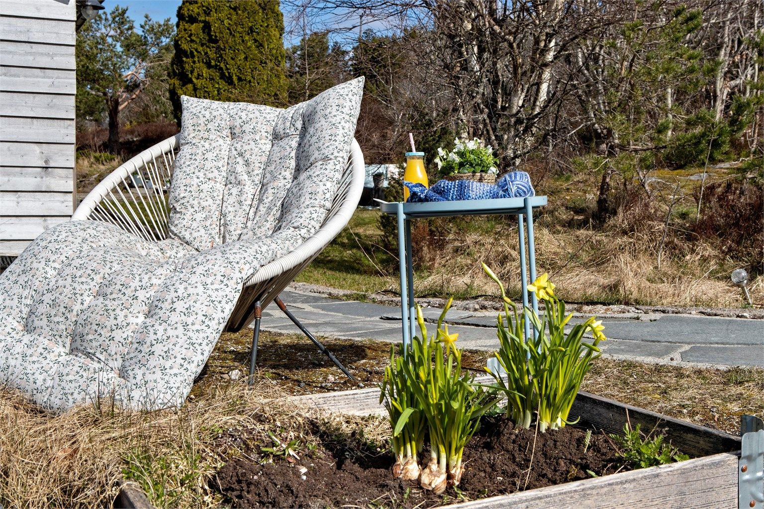 Detalj fra uteområdet.