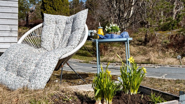 Detalj fra uteområdet.