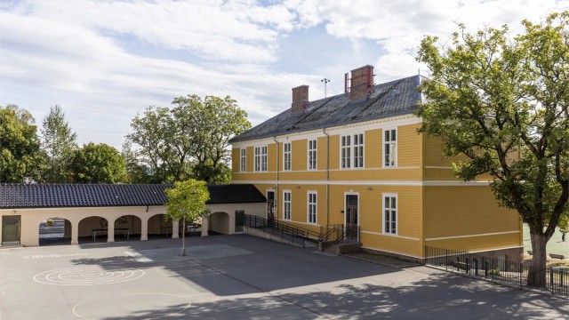 Fin skolevei til Grefsen skole som ligger ca. 700 meter fra boligen