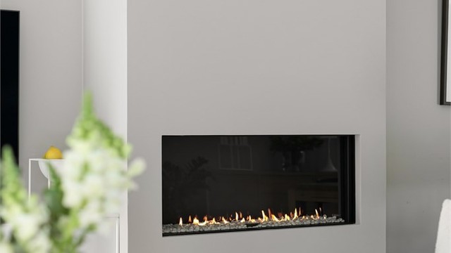 Gasspeis fra Faber er elegant integrert i stuen