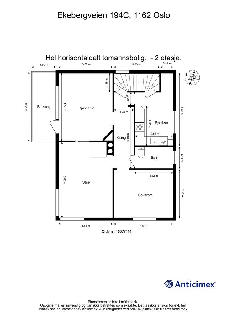 Plantegning 2. etasje