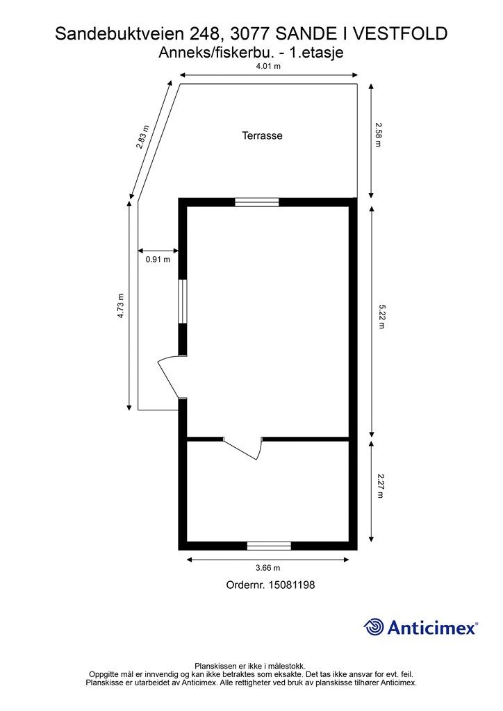 Plantegning - Sjøbod