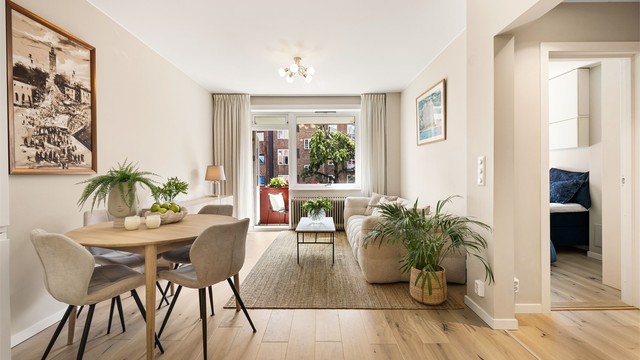 En lekker og arealeffektiv eierleilighet med attraktiv beliggenhet og moderne standard fra 2023. Foto: Isnitt v/ Bjørnar Solberg.