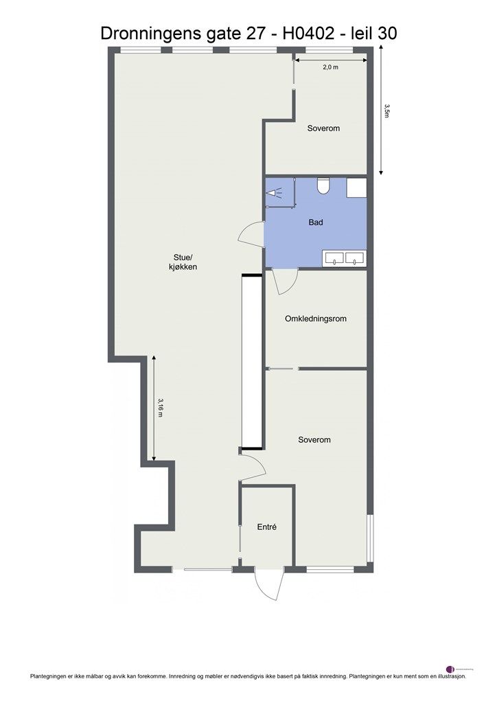 Veiledende planskisse.