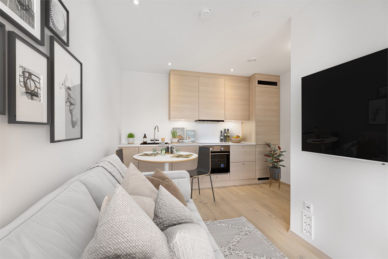 Lekkert kjøkken ( bildet er digitalt stylet) 