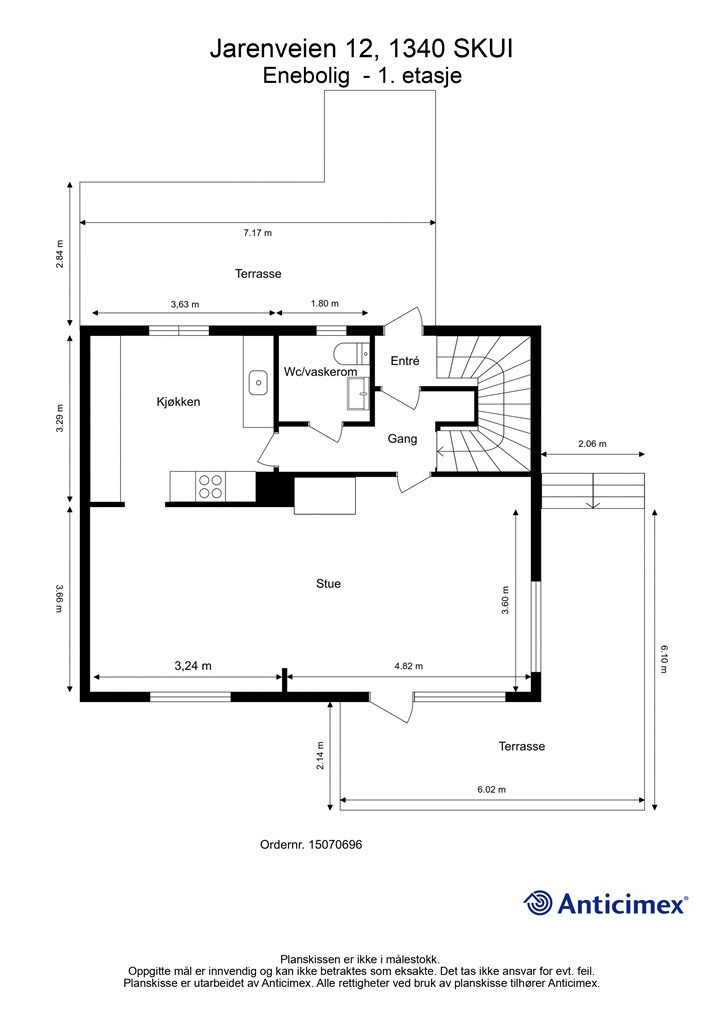 Plantegning 1. etasje