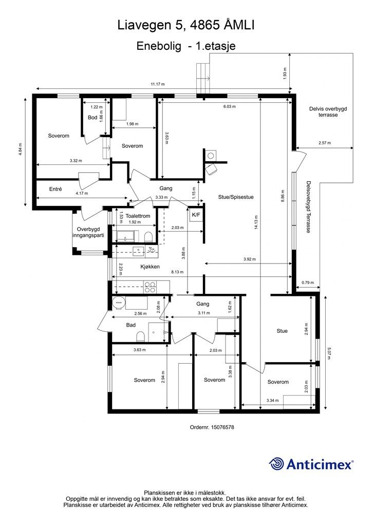 Plantegning 1. etasje