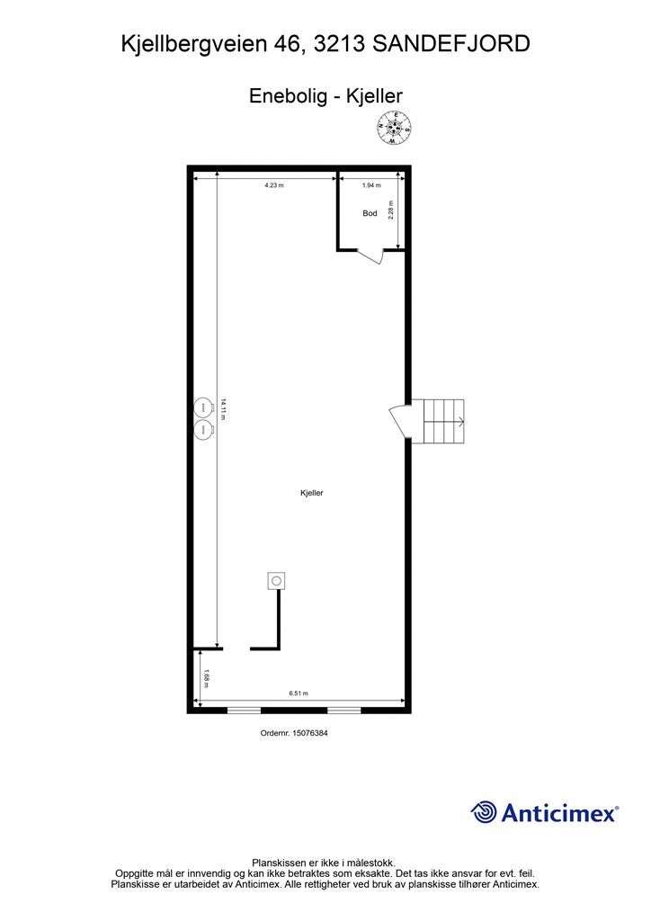 Plantegning - Kjeller