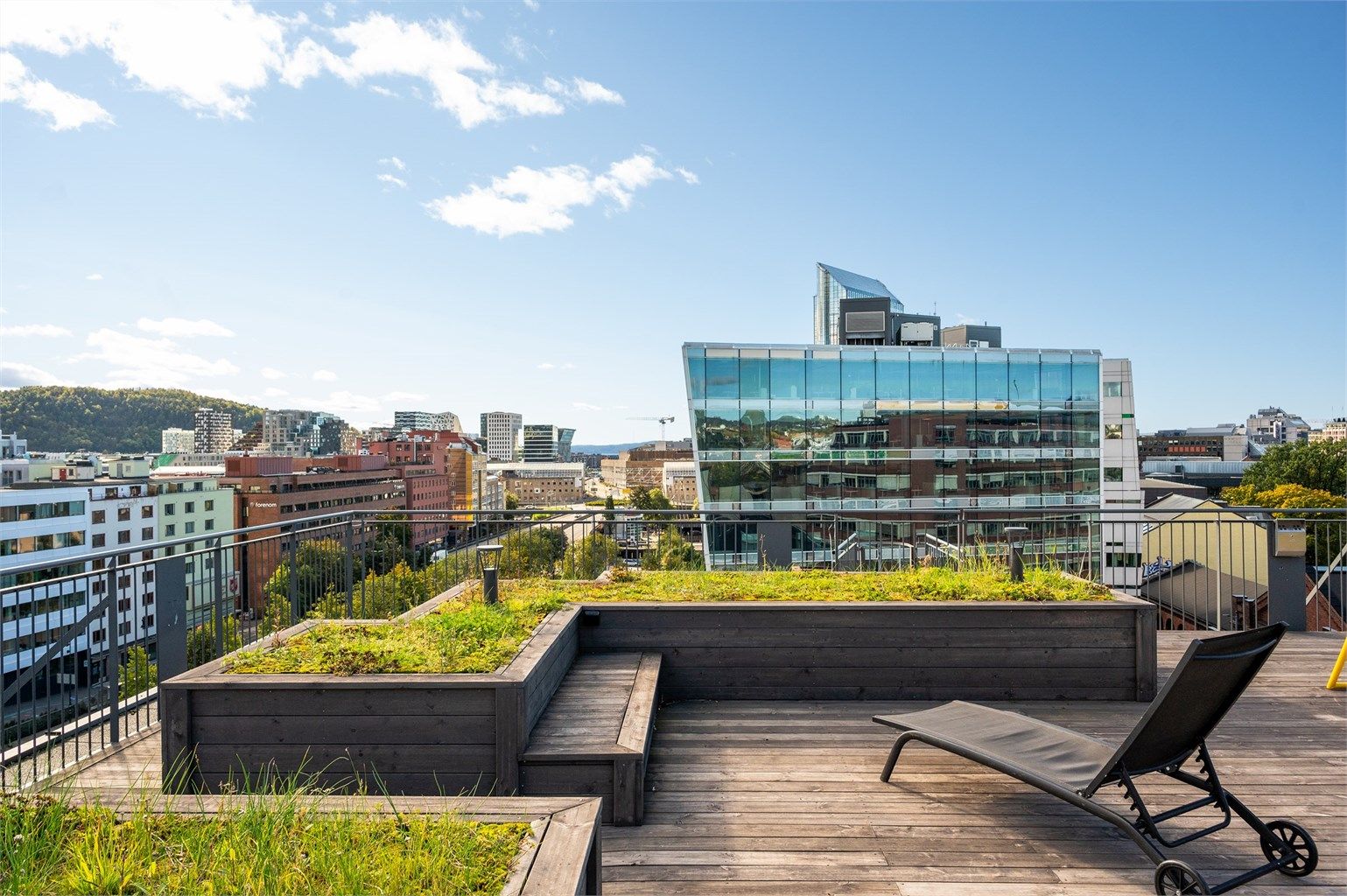 Her har du ubegrenset soltilgang på skyfrie sommerdager!