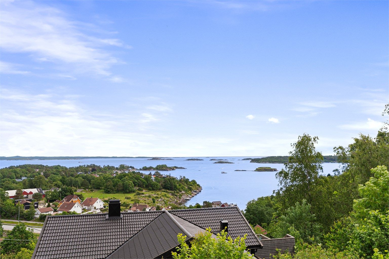 Nydelig utsikt innerst i blindvei