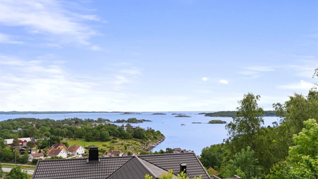 Nydelig utsikt innerst i blindvei