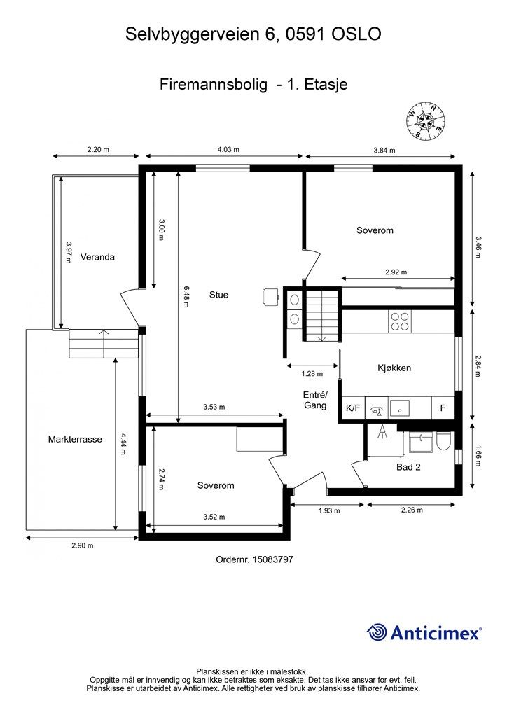 Plantegning - 1. Etasje