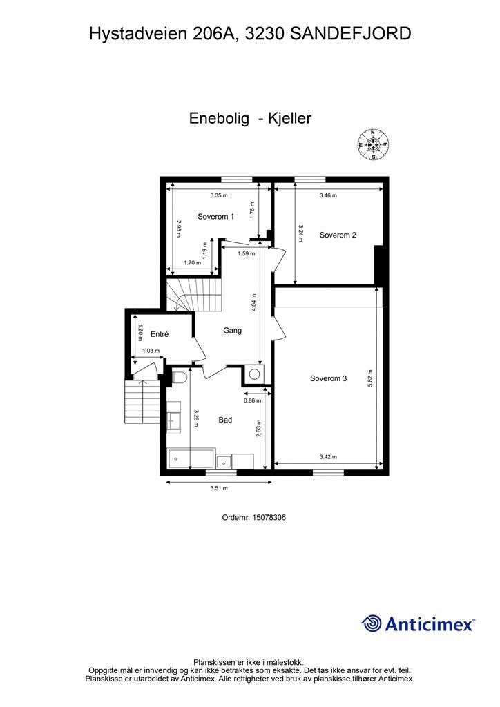 Plantegning - kjeller