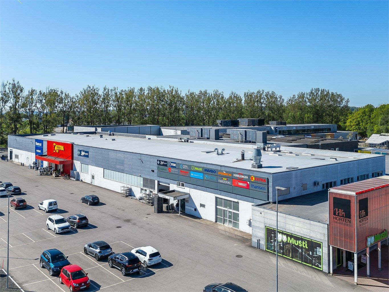 Horten Handelspark har et bredt utvalg av butikker og servicetilbud.