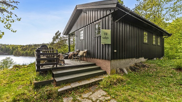 Her ligger alt til rette for at sommeren kan nytes.