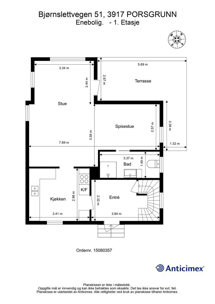 Plantegning 1. etasje