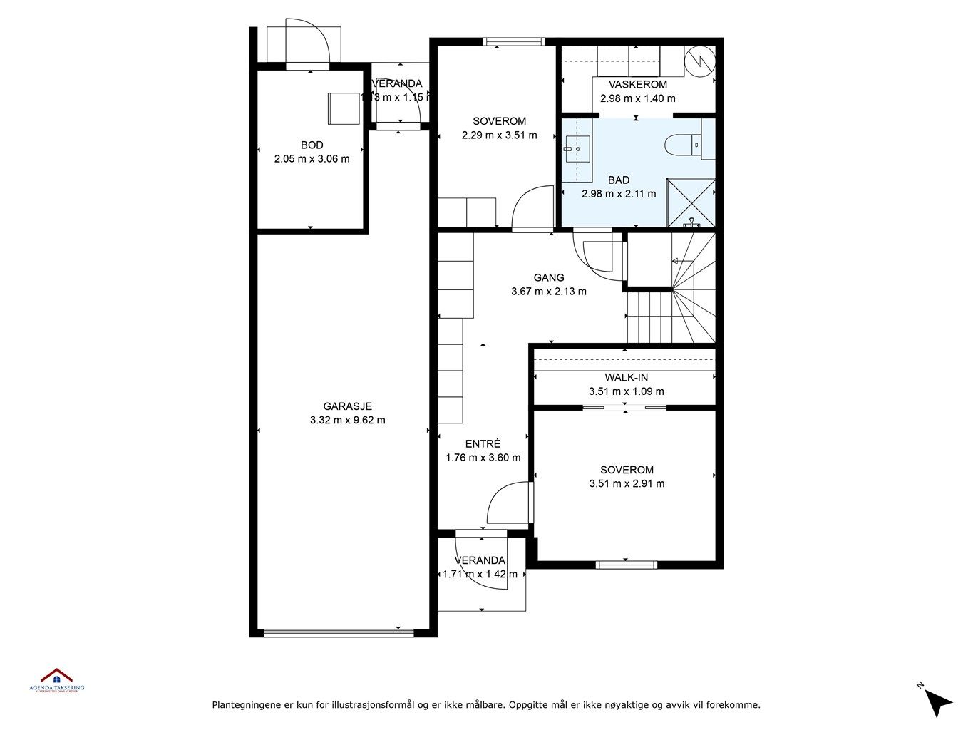 Plantegning 1.etasje 