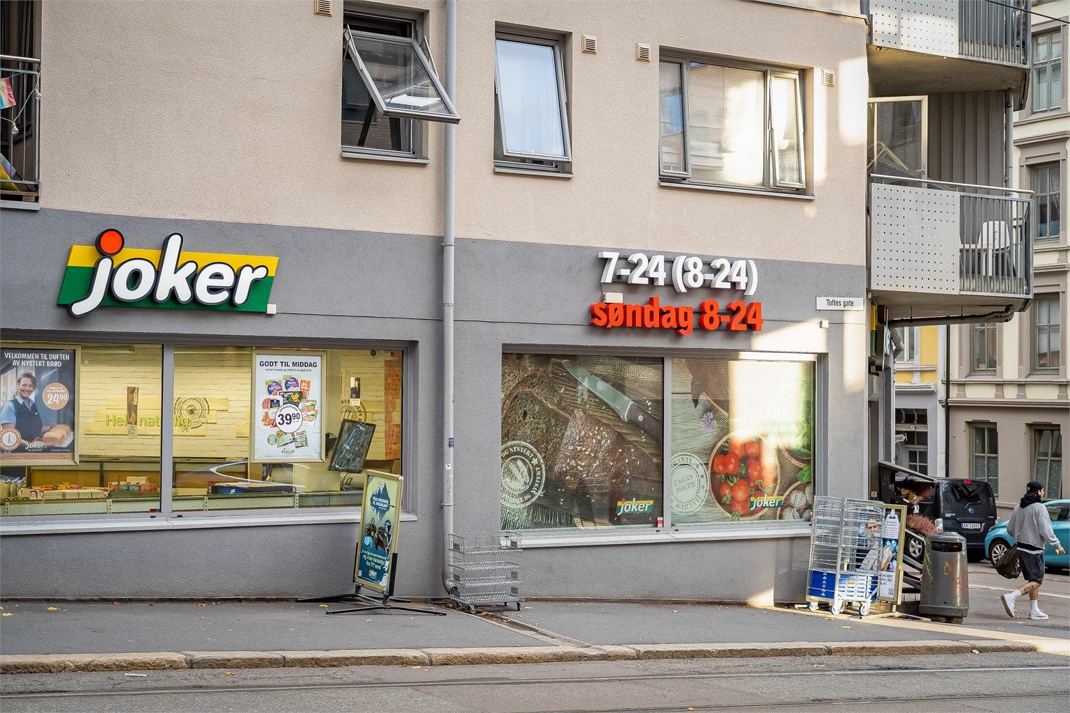 Søndagsåpen Joker butikk i tøffelavstand fra boligen