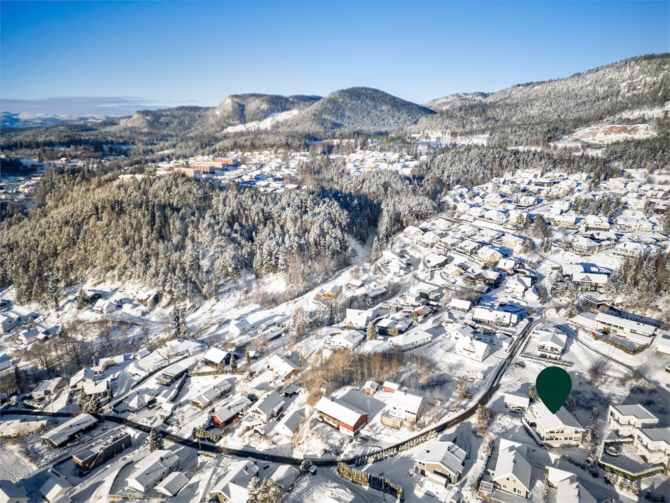 Bussforbindelser til Drammen (inkl. nye Drammen sykehus) og Mjøndalen langs Gamle Riksvei