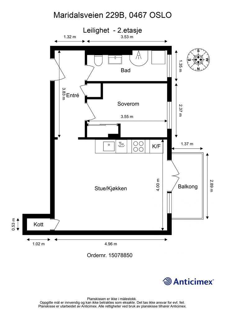 Plantegning 2. Etasje.