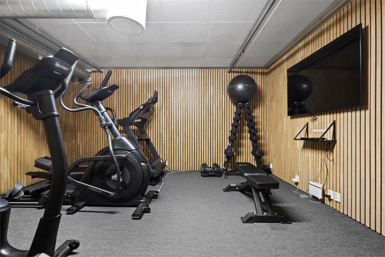 Trimrom for sameiets beboere.