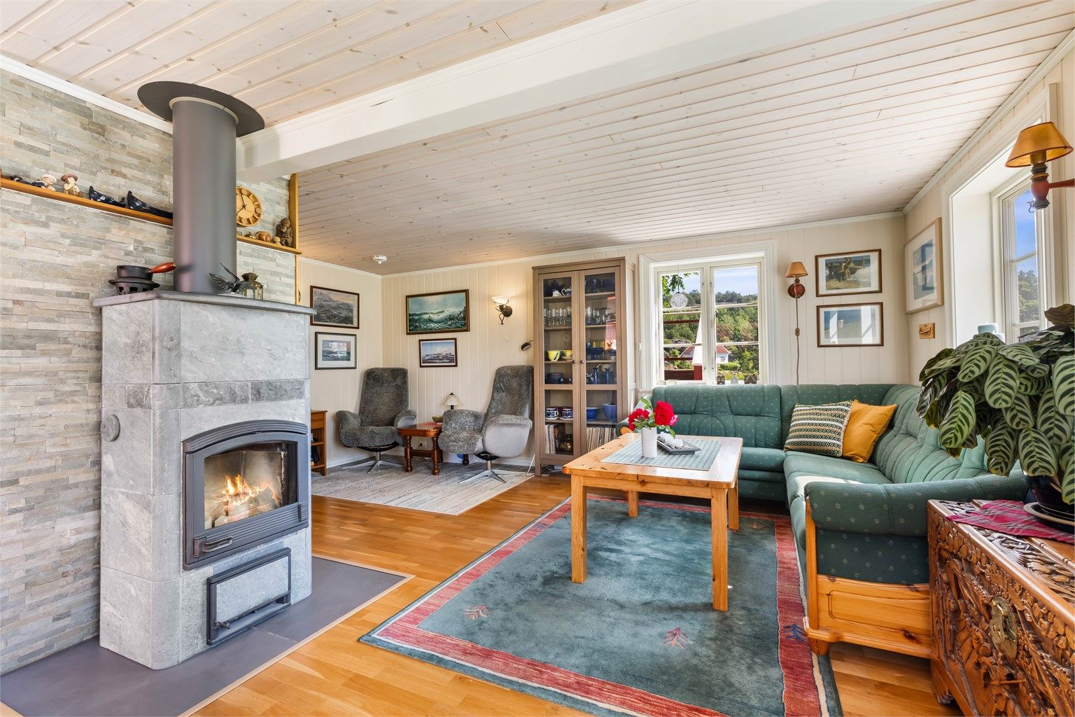 Enebolig fra ca. 1750, vesentlig oppgradert med blant annet tilbygg fra 2018-2019.
Foto: Sørvær Media