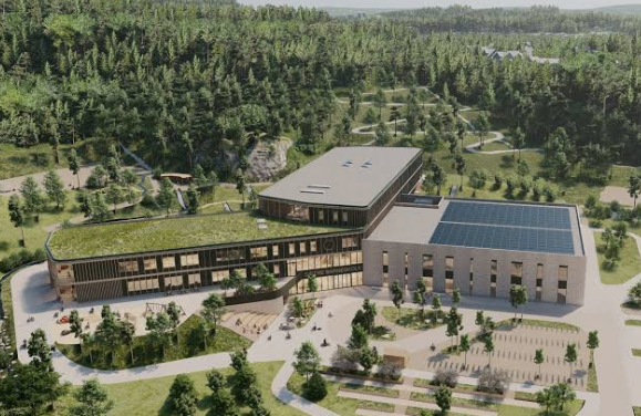 Det skal bygges ny skole  med planlagt innflytting i 2028